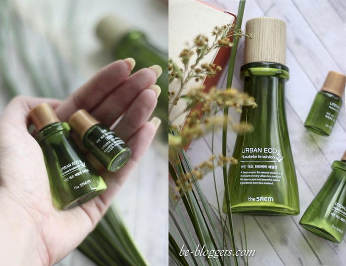 Мини-версии The Saem Urban Eco Harakeke, уже пустые баночки