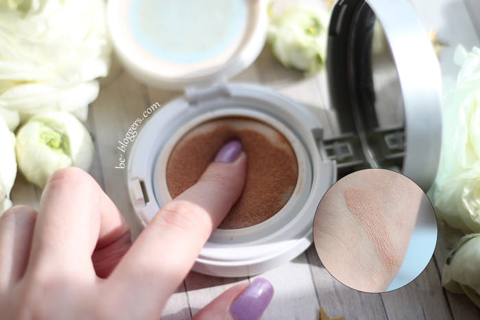 Охлаждающий ББ-кушон The Saem Eco Soul Power Proof Cushion BB Cream