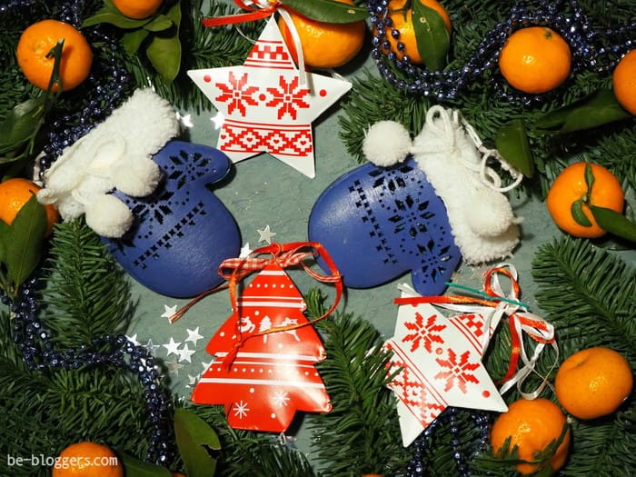 красивые новогодние игрушки