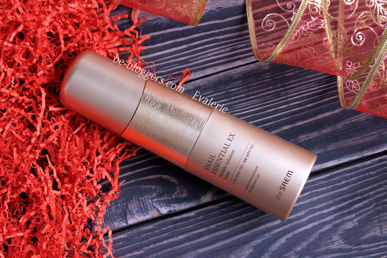 snail essential ex wrinkle solution toner